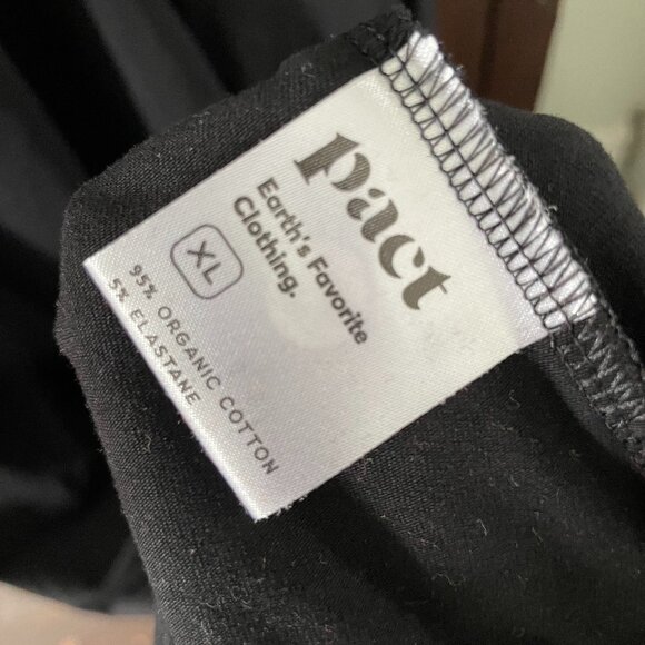 Pact Fit & Flare Black Maxi Dress XL - Picture 5 of 6